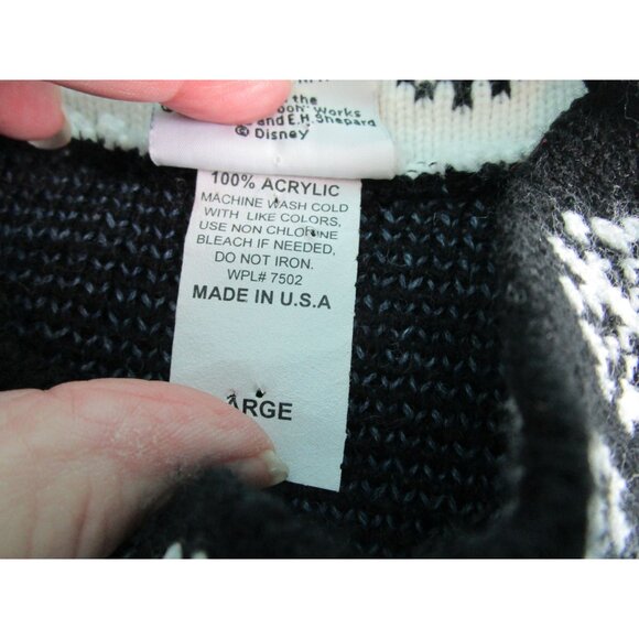 Vintage Winnie The Pooh Tigger Ugly Christmas Sweater Disney Lg GUC - Picture 4 of 16